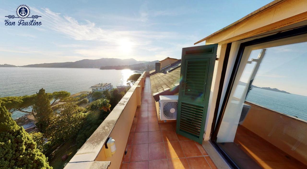 Welcome Riviera - Attico San Faustino 165 Mq Piu 110 Mq Di Terrazza- In Villa 700 ,Vista Mare Strepitosa-100 M Dalla Spiaggia-Parking Esclusivo Ραπάλο Εξωτερικό φωτογραφία