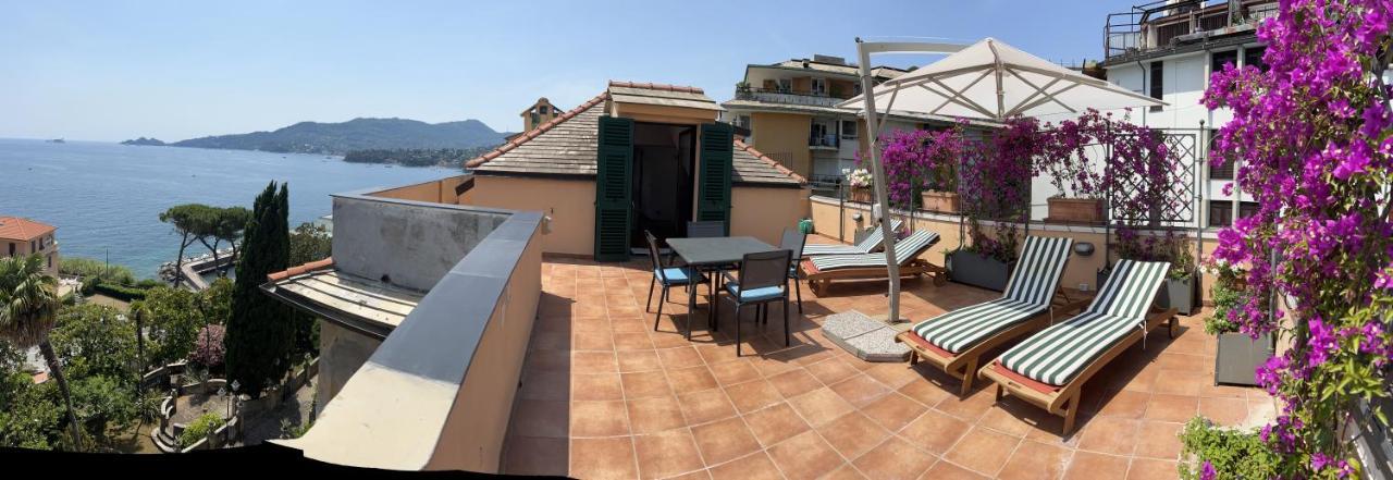Welcome Riviera - Attico San Faustino 165 Mq Piu 110 Mq Di Terrazza- In Villa 700 ,Vista Mare Strepitosa-100 M Dalla Spiaggia-Parking Esclusivo Ραπάλο Εξωτερικό φωτογραφία