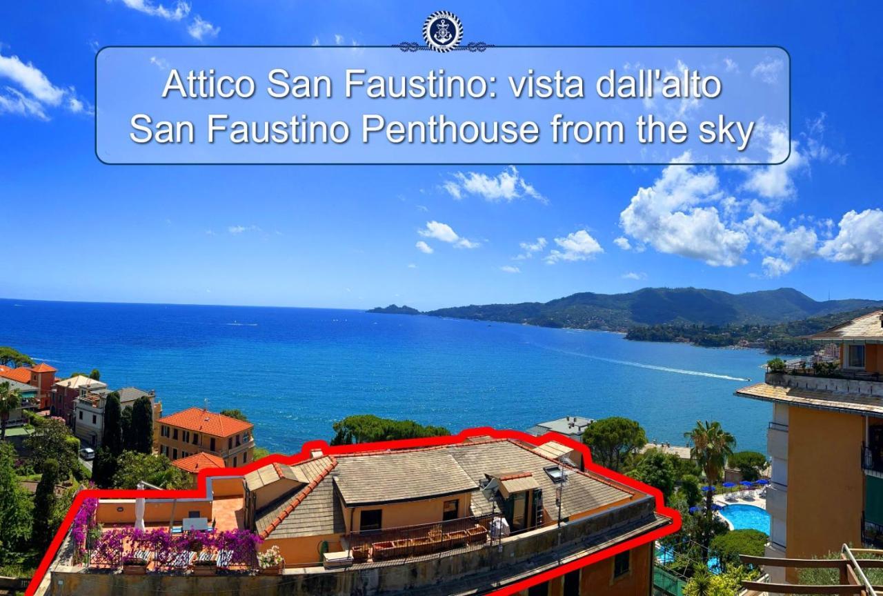 Welcome Riviera - Attico San Faustino 165 Mq Piu 110 Mq Di Terrazza- In Villa 700 ,Vista Mare Strepitosa-100 M Dalla Spiaggia-Parking Esclusivo Ραπάλο Εξωτερικό φωτογραφία